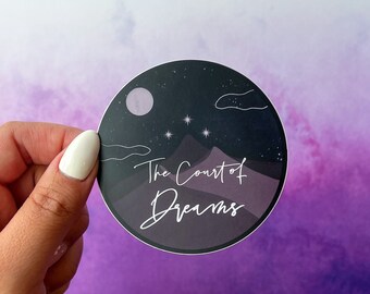 Boho ACOTAR Court of Dreams Sticker, ACOSF Sticker, Ramiel Mountain Sticker, Booktok Sticker