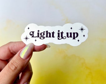Light it Up Sticker, Crescent City Sticker, Bryce and Danika Sticker, HOEAB, Booktok Sticker