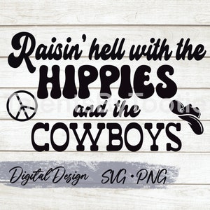 Design Hippies et Cowboys - PNG & SVG