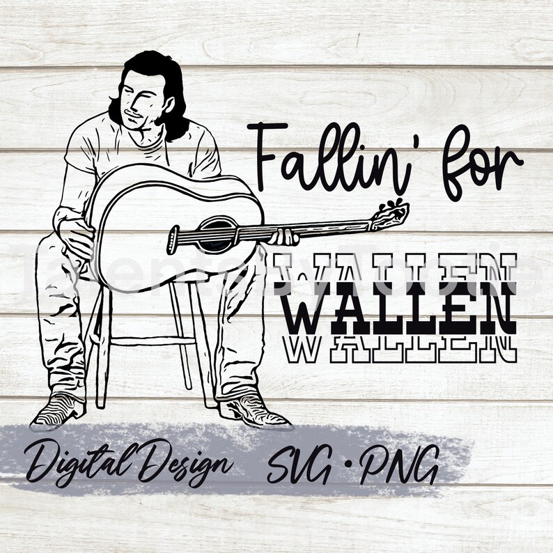 Fallin for Wallen Design SVG & PNG - Etsy