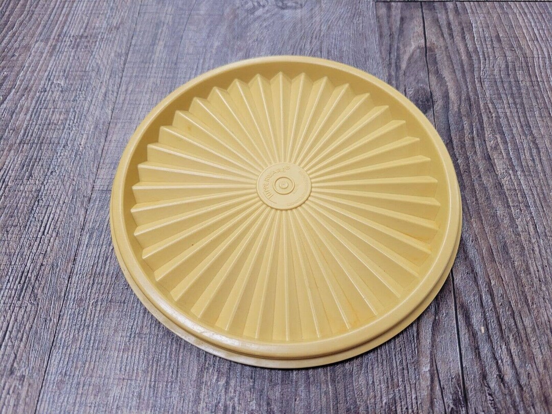 Tupperware 80818 Red Gold Yellow Extra Replacement Canister Lid Etsy