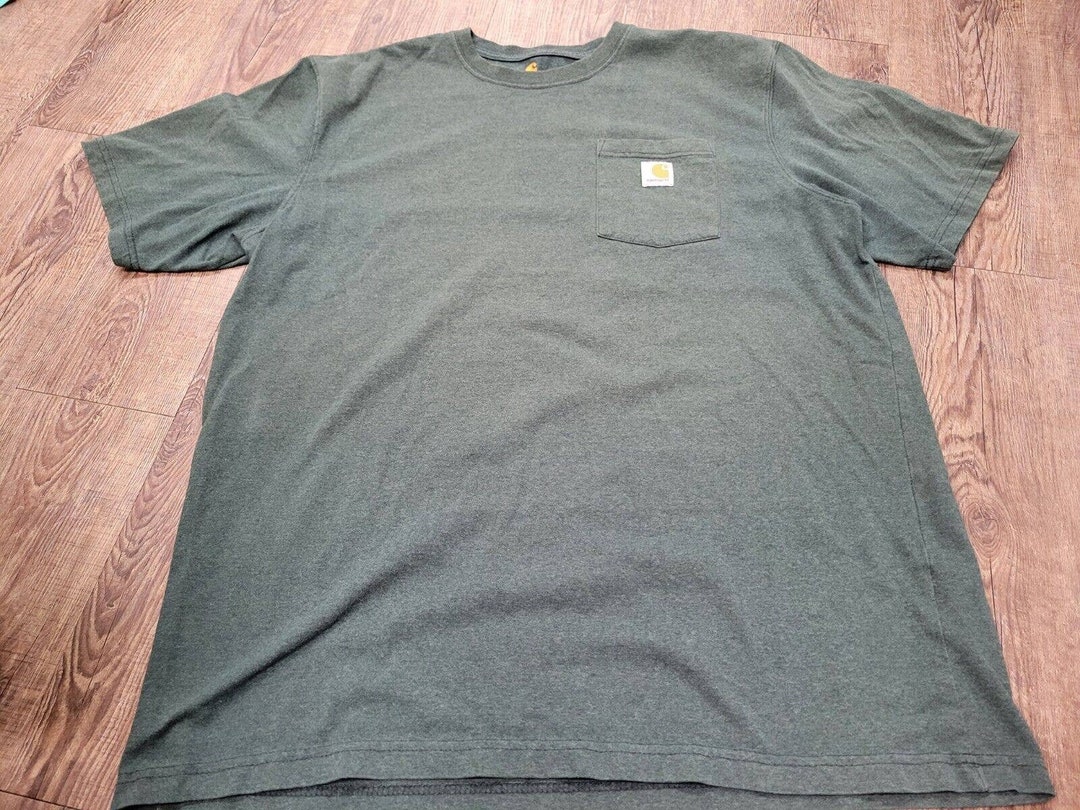 Carhartt XLT Green Original Fit Short Sleeve Pocket Shirt XL - Etsy