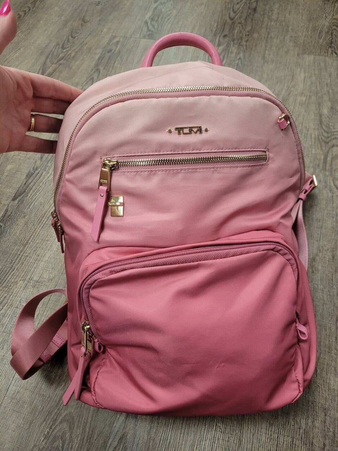 TUMI Voyageur Hagen Nylon Backpack Pink in Pink Ombre Purse Etsy