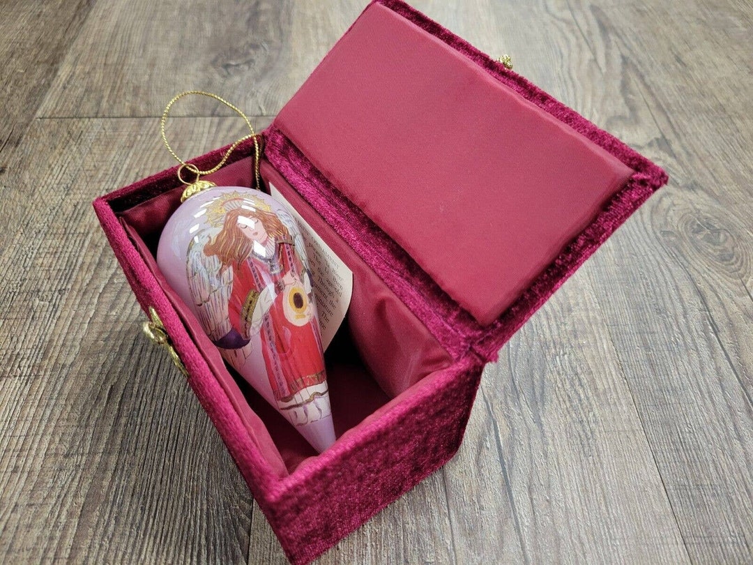 Pier 1 Imports 2003 Li Bien Christmas Glass Tear Drop Ornament Etsy