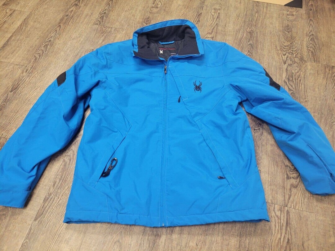 SPYDER Vanqysh GORETEX Insulated Ski Snow Jacket Bright Blue Etsy