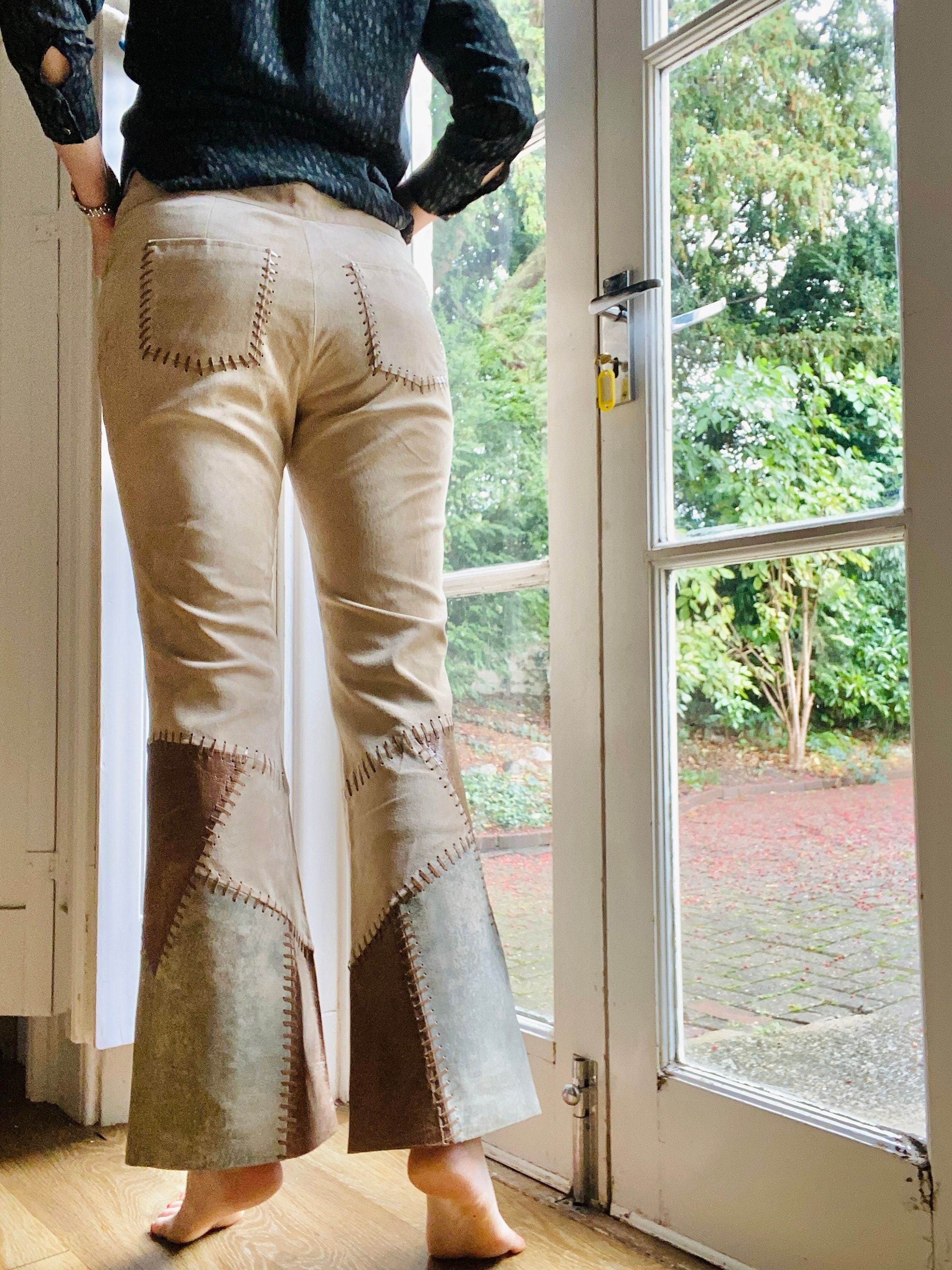 Buy Women Suede Trousers online in India