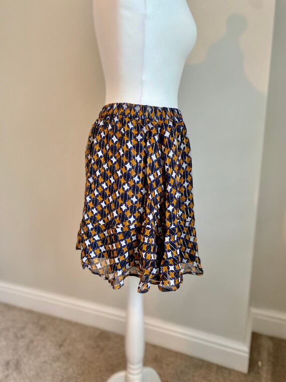 Womens Mini Skirt Ruffle Summer Skirt Blue Tutu s… - image 6