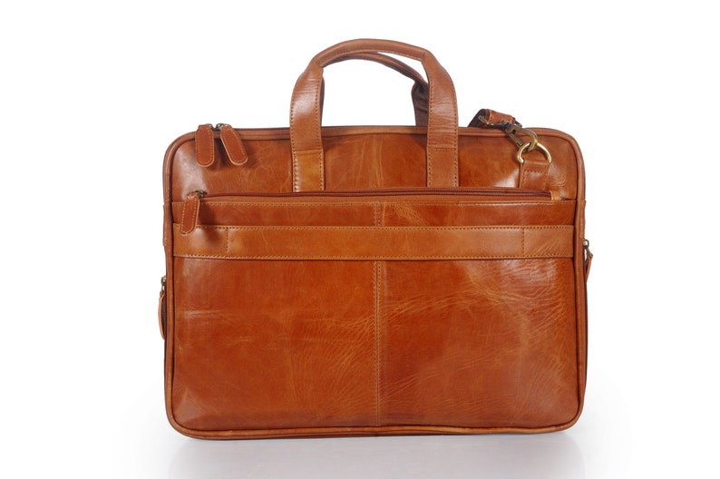 Custom Leather Laptop Bag MacBook Laptop Bag Messenger Bag Etsy