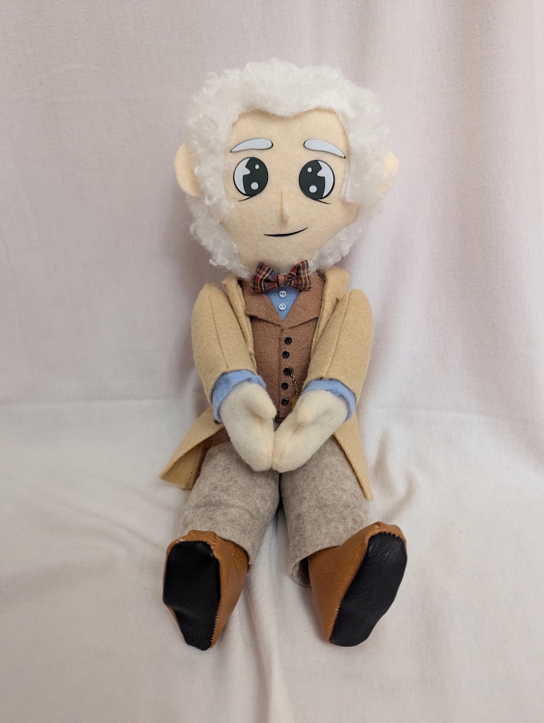 Good Omens ぬいぐるみ Good Omens Aziraphale Inspired Plush Doll - Etsy