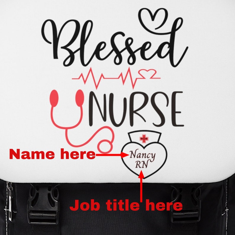Personalized Nurse Backpack 1 Etsy