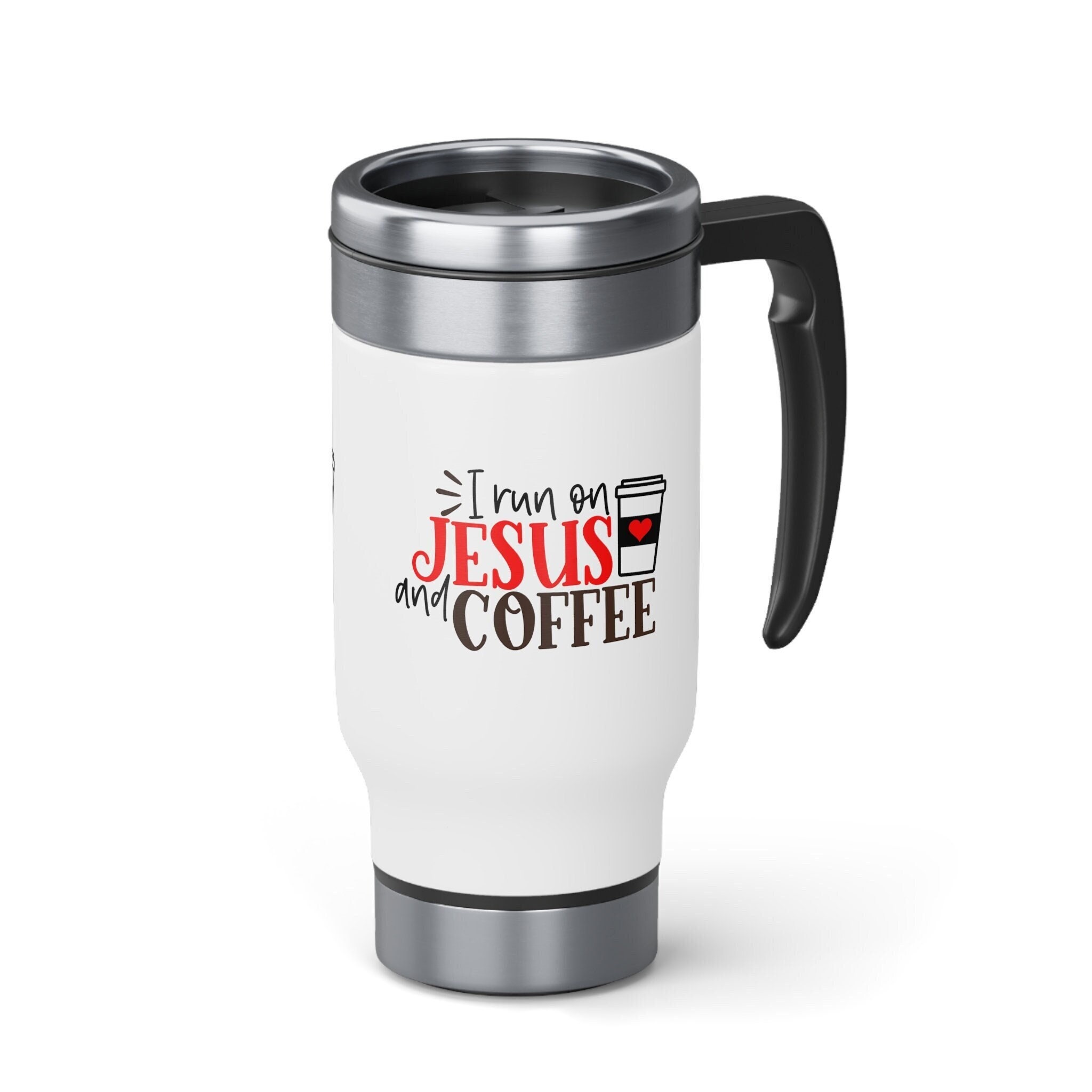 Insulated Coffee Mug with Gift Box - Stepping Out with Jesus