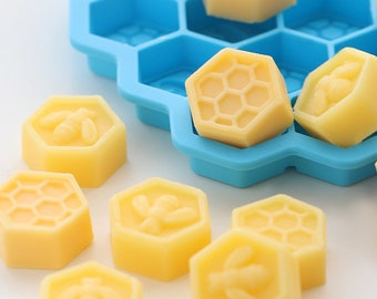 Silicone Bee Mould, Small Cavity Honeycomb Mold, Silicone Candle Mold, Plaster Mold, Ice Mold, Chocolate Mold, Handmade Crafts Soap DIY