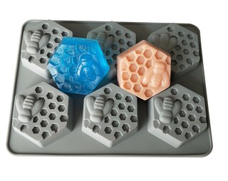 Stampo Per Sapone E Bombe Da Bagno A 6 Cavità - Stampo In PVC 40g Per Gesso E Sapone Fai Da Te