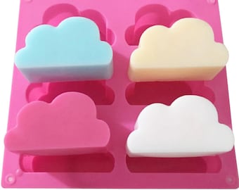 Silicone Soap Mold, DIY Cloud Shape Soap , Silicone Candle Mold, Handmade Crafts, Handcrafts