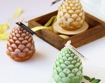 Christmas Silicone Mold, 1 Cavity Pine Candle Mould, Handmade Crafts, DIY Aromatherapy Candle Mould