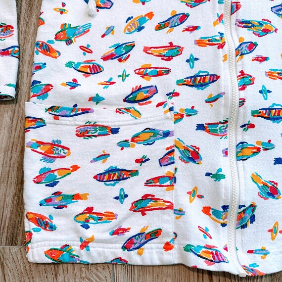 Vintage 1986 Ken Done Fish Art Sweatshirt, Size M View 5