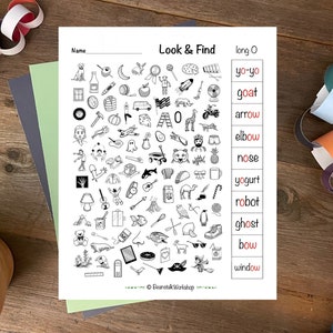Lectura de fonética Buscar y encontrar