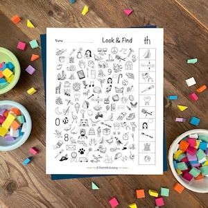 Digraph & Diphthong Look N Finds