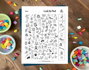 Digraph & Diphthong Look N Finds