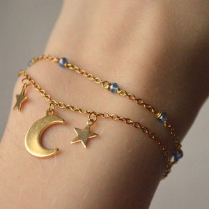 Sun Glitter Blue Celestial Galaxy Stars Bracelet charm Zipper pull charm Sun Glitter Blue Celestial Galaxy Stars Bracelet charm Zipper pull charm