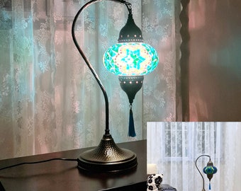 Bedside Lamp Turkish Mosaic Glass New Design