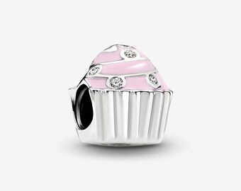 RED ENAMEL CUPCAKE CHARM EUROPEAN CHARM BRACELETS RED ENAMEL CUPCAKE CHARM EUROPEAN CHARM BRACELETS