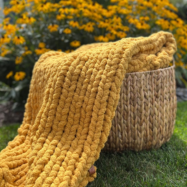 Knit Blanket Etsy