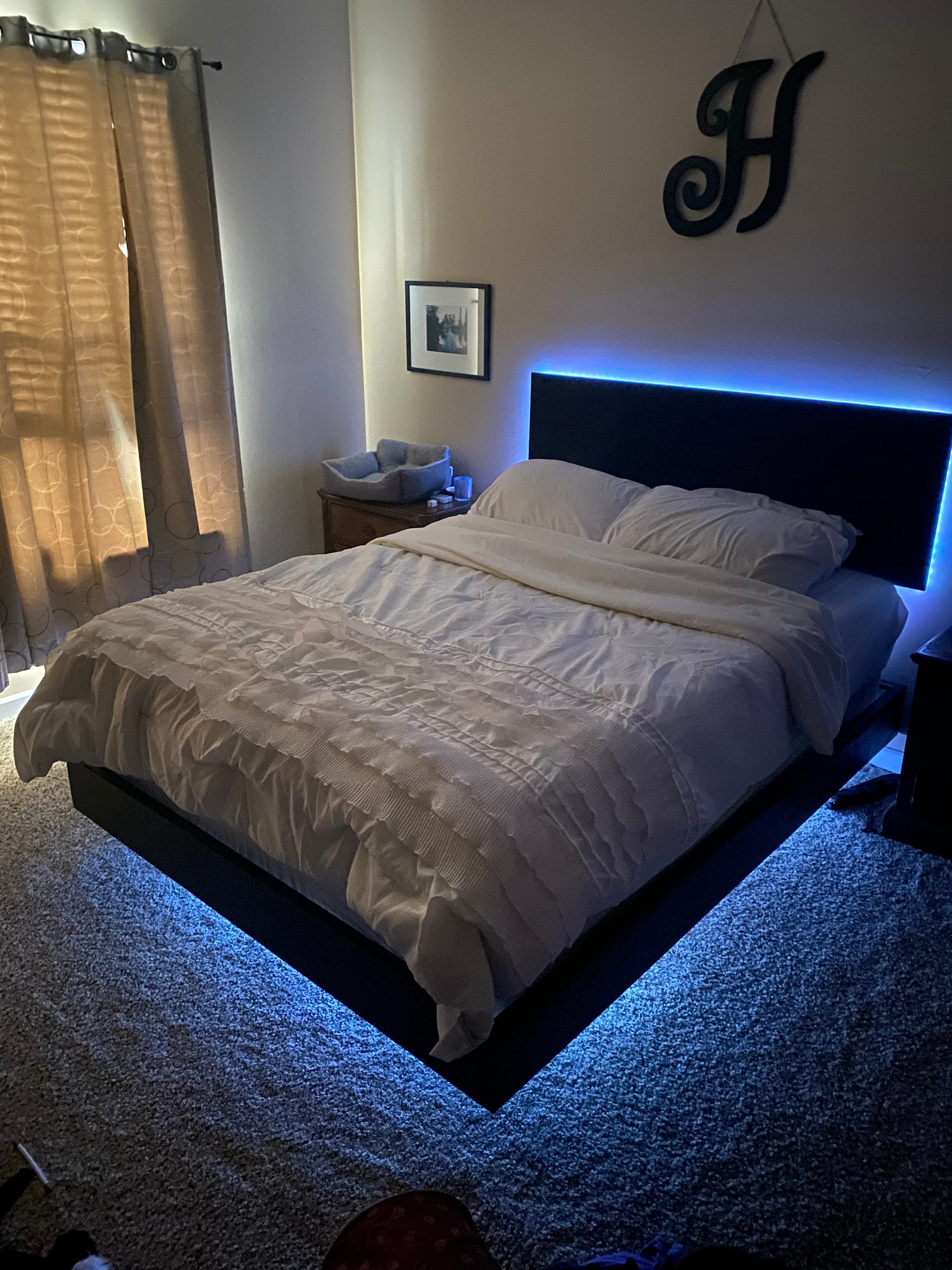 Floating Bed Frame Led atelieryuwa.ciao.jp