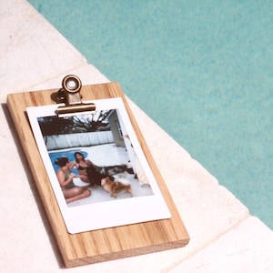 Instant Photo Magnetic Frame with clip - Instax Mini Photo Holder - Home Decor for Fridge and Lockers