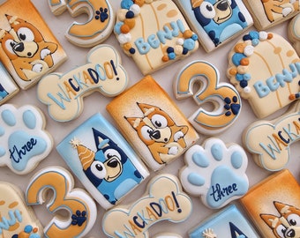 Bluey inspired Sugar Cookies