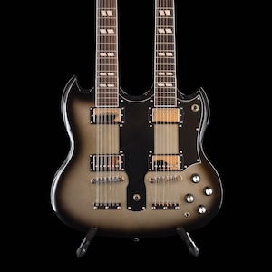 Double Neck 12/6 Silverburst Electric Guitar