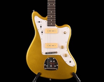 Jazz Style Gold Top Electric Guitar 6 String