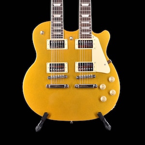 Double Neck 12/6 Gold Top Electric Guitar