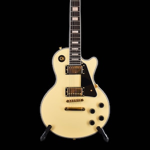 Single Cut Cream/Gold Electric Guitar 6 String