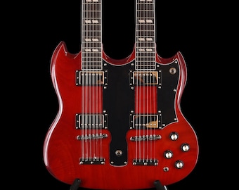 Double Neck 12/6 Cherry Red Electric Guitar
