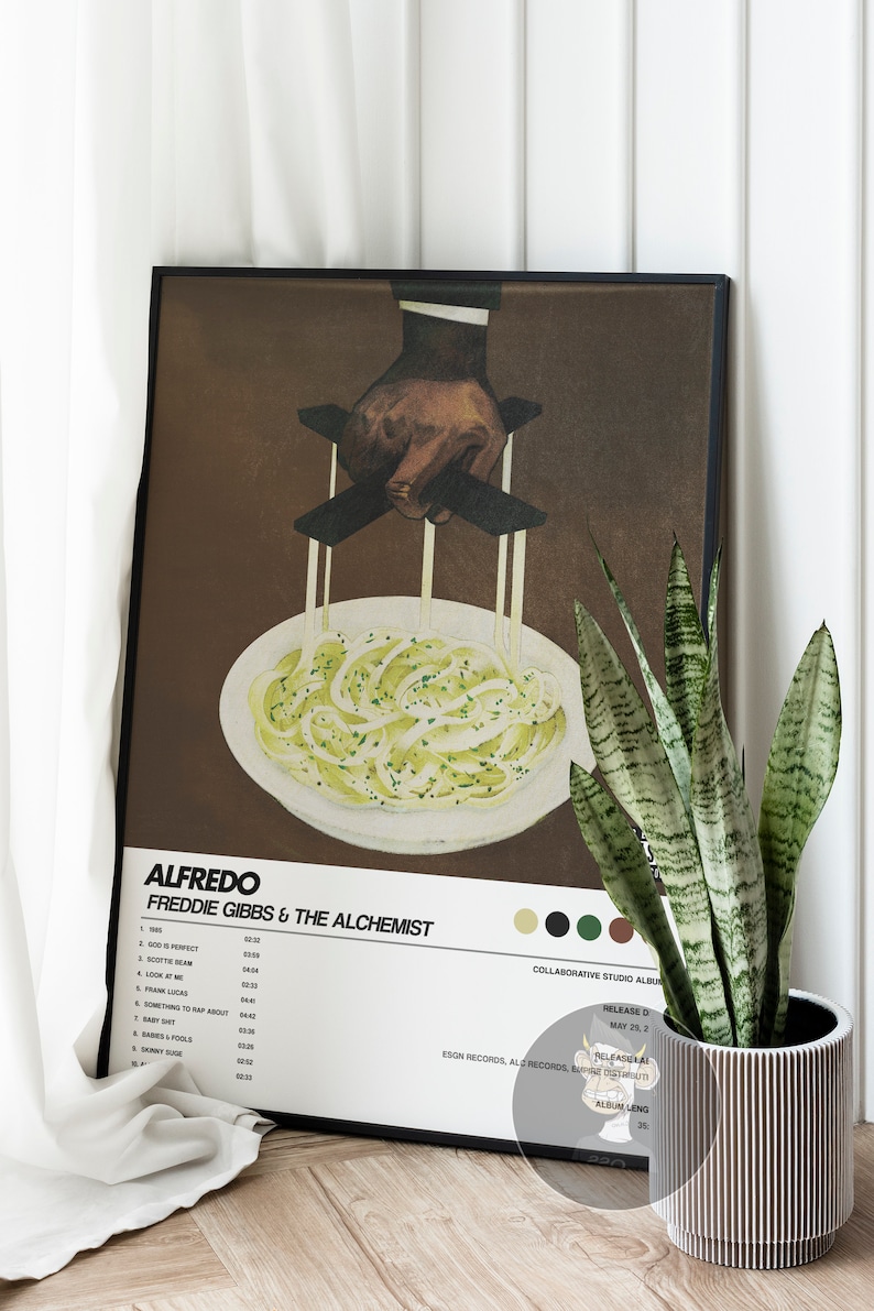 Freddie Gibbs Alfredo Album Cover Poster Create Your Own Etsy.de