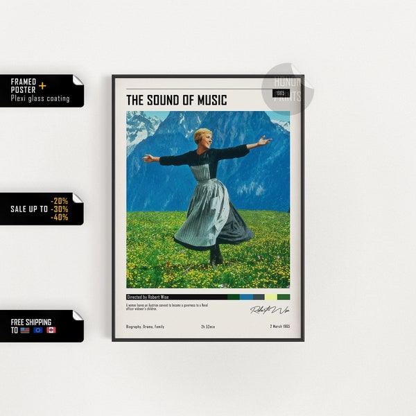 The Sound Of Music - Robert Wise - The sound of music minimalist movie poster