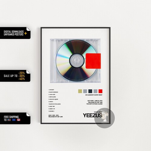 Kanye West the Life of Pablo Album Cover Poster - Etsy Australia