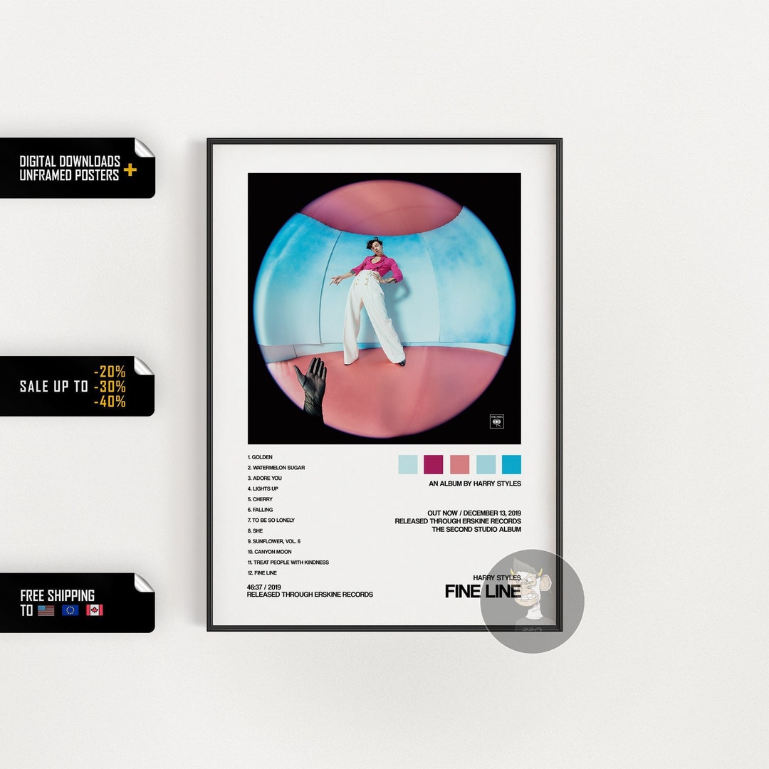 Harry Styles Fine Line Album Cover Poster Etsy Australia