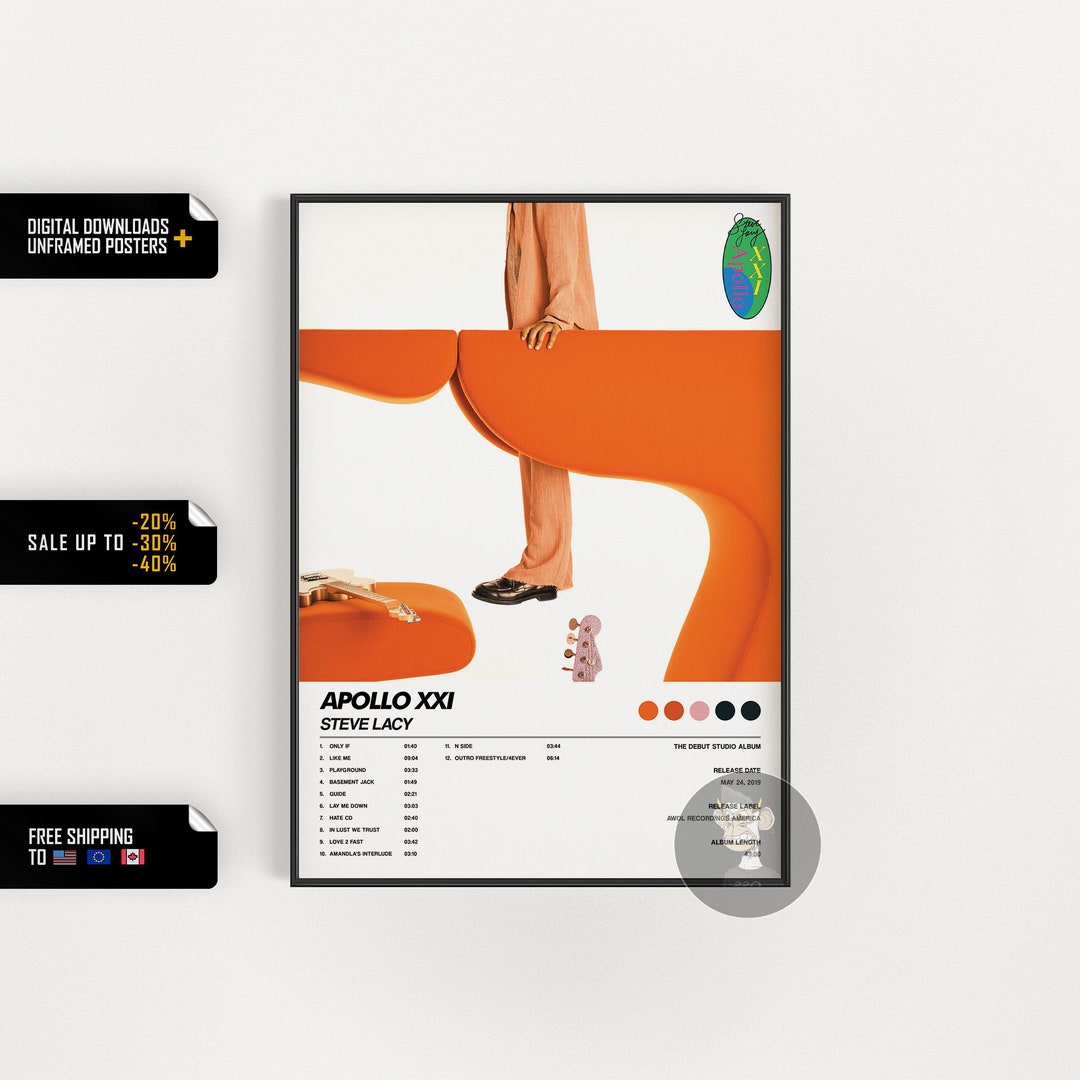 Steve Lacy Apollo XXI Album Cover Poster - Etsy