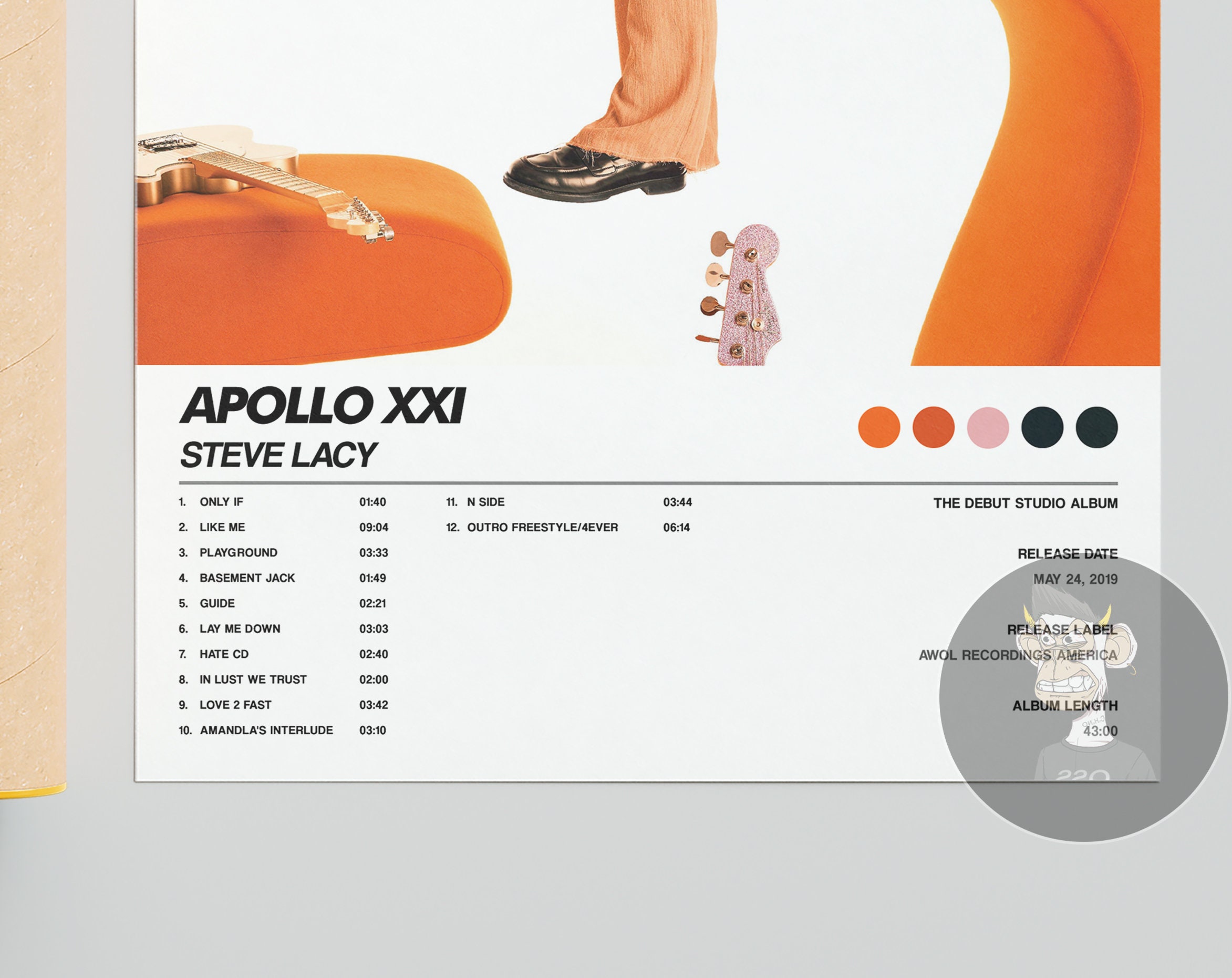 Steve Lacy Apollo XXI Album Cover Poster - Etsy