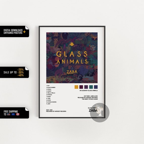 Glass Animals Zaba Album Cover Poster - Etsy Australia Glass Animals Zaba Album Cover Poster - Etsy Australia