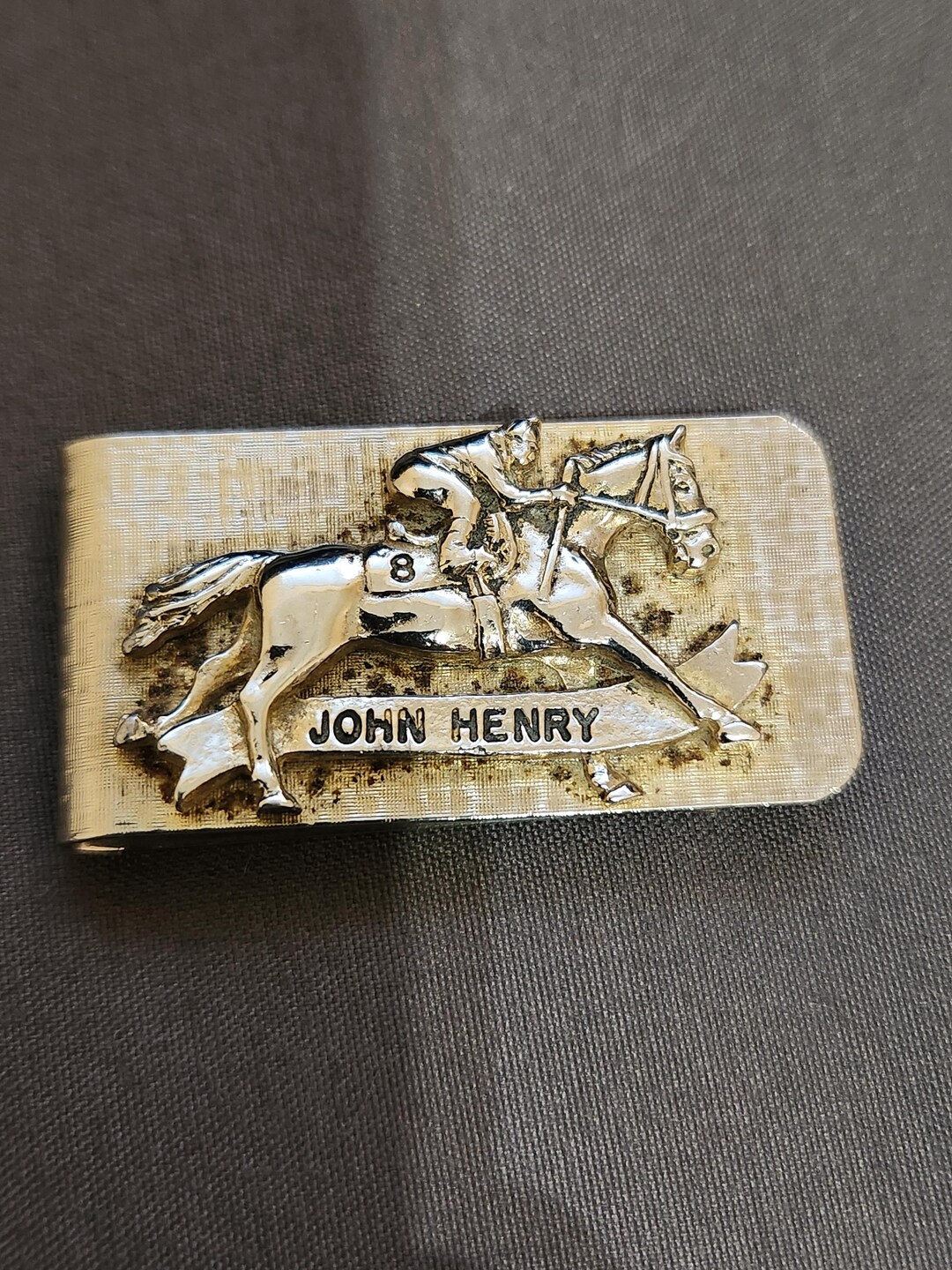 Vintage John Henry American Champion Thoroughbred Racehorse Slide Fold ...