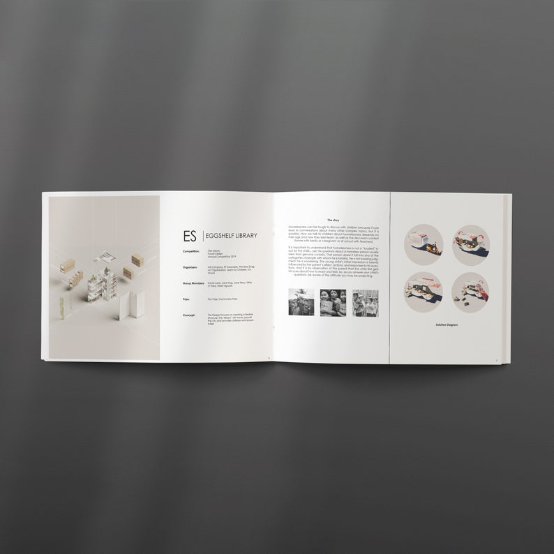 Modern Grayscale Architecture Portfolio Template Vol.1 Interior Design ...