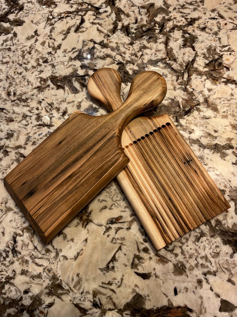 Gnocchi Board, Walnut Gnocchi Board, Maple Gnocchi Board, Pasta Board