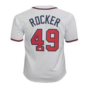 John Rocker Autographed Atlanta Pro Style Baseball Jersey (JSA) White