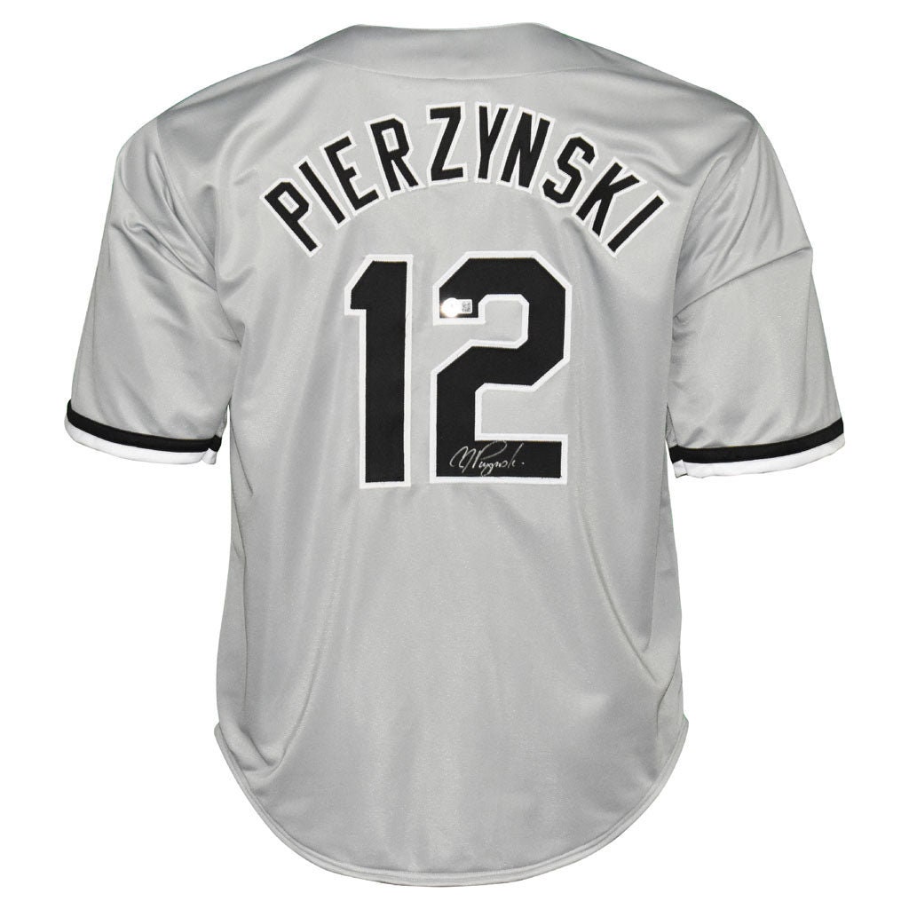 AJ Pierzynski Signed Chicago Grey Baseball Jersey (Beckett)