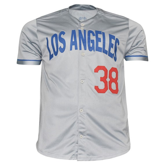 Eric Gagne Signed Los Angeles Grey Baseball Jersey JSA 