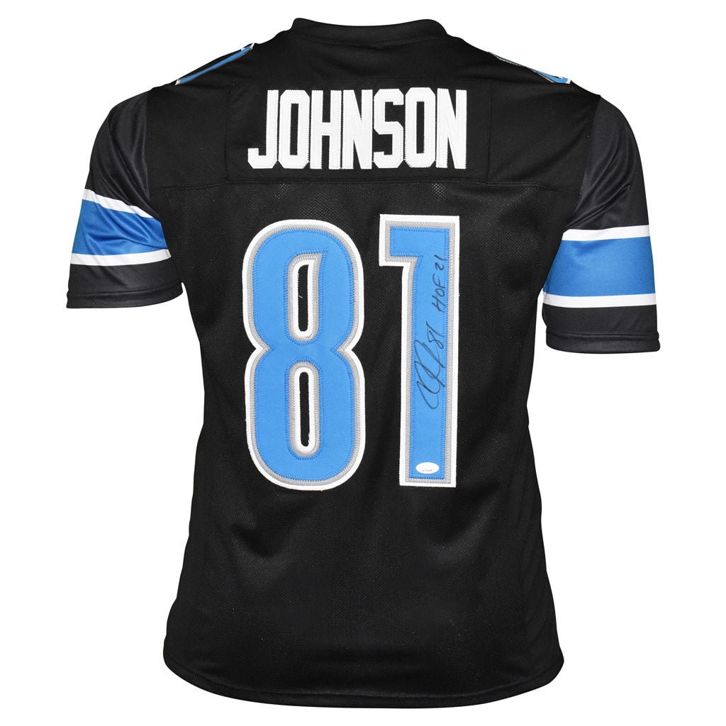 Calvin Johnson Autographed and Framed Detroit Lions Jersey