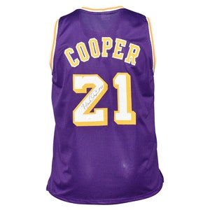 Michael Cooper Signed Los Angeles Lakers Jersey Inscribed L.A.